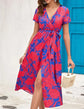 Chic Short Sleeve Printed Dress