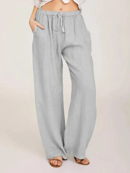 Product Name: Chill Vibe Cotton-Linen Pants