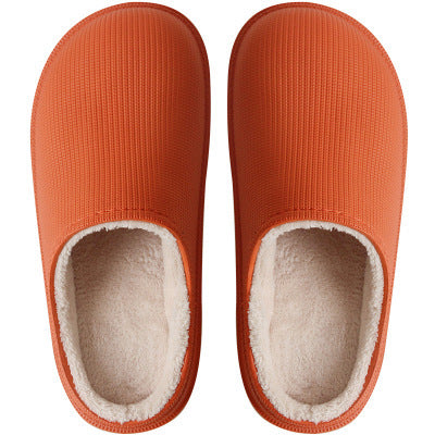 FREE SHIP Unisex Platform Waterproof Cotton Slippers