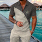 Summer 3D Zip Shirt Set: Style Meets Comfort