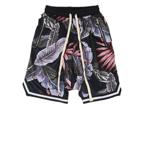 Sunset Vibes: Bieber-Inspired Beach Hip Hop Shorts