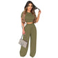 Chic Comfort: USA-Only Crop Top Set with Free Shipping