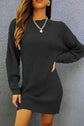 Solid Color Loose Long Sleeves Pullover Coat Sweater