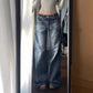 Retro Harajuku Hipster Jeans - Wide Leg Denim