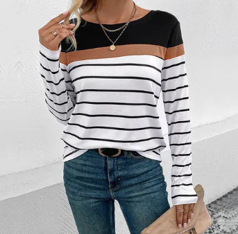 Chic Striped Pullover