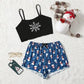 Snowflake Tank Tops and Shorts