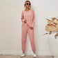 Chic Comfort: Cozy Solid Sleepwear Set