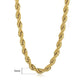 Twisted Rope Link Chain Necklace