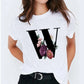 26 Letter Printed Women&