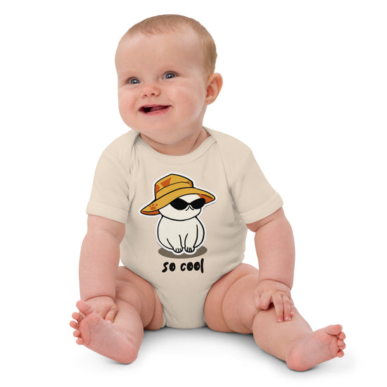 Organic cotton baby bodysuit