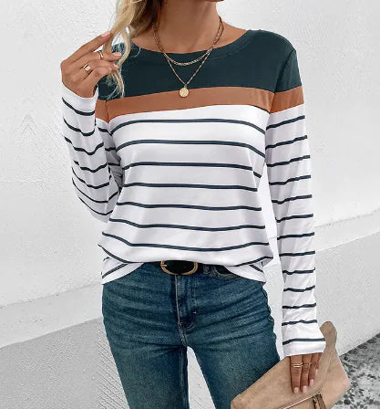 Chic Striped Pullover