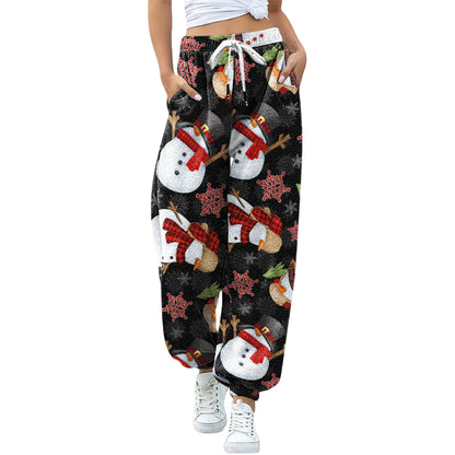 Holiday Charm Drawstring Leggings