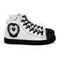 Women’s high top canvas shoes