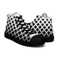 Women’s high top canvas shoes