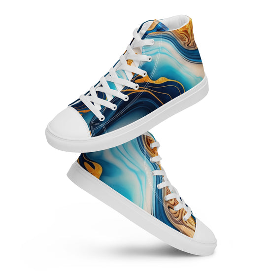 Women’s high top canvas shoes