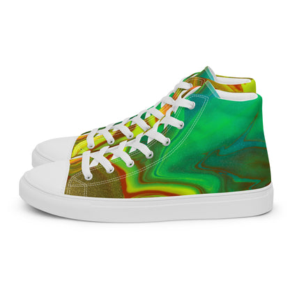 Women’s high top canvas shoes